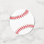 Baseball Balls Red Sports Kindergeburtstag Party Konfetti (Klein Vorderseite)