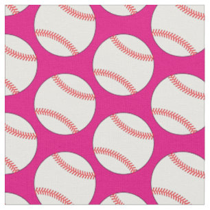 Baseball Balls Sport Pink Girls Stoff
