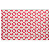 Baseball Balls Sport Red Stoff (Fat Quarter (45,7 x 55,9 cm))