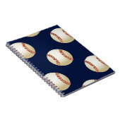 Baseball Balls Sportart Notizblock (Rechte Seite)