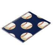 Baseball Balls Sportart Notizblock (Linke Seite)