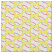 Baseball Balls Sportgelb Stoff (Muster)