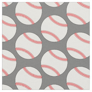 Baseball Balls Sportgrau Stoff