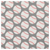 Baseball Balls Sportgrau Stoff (Muster)