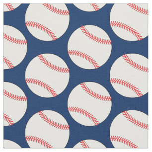 Baseball Balls Sports Navy Blue Stoff