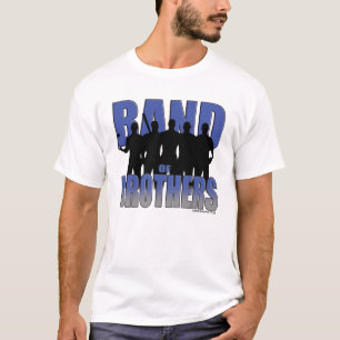 Baseball-Band der Brüder (Blau/Silber) T-Shirt