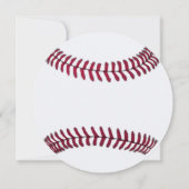 Baseball-Bankett-Einladung Einladung (Rückseite)