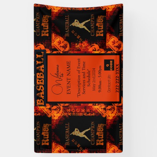 BASEBALL BANNER (Vertikal)