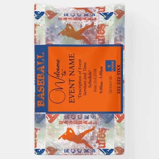 BASEBALL BANNER (Vertikal)