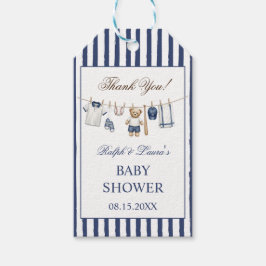 Baseball-Bär-Baby-Party-Dankeschön Geschenkanhänger