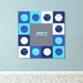 BASEBALL-Bar Bat Mitzvah-Signierung auf Speicherpl Leinwanddruck (Insitu (Holzboden))