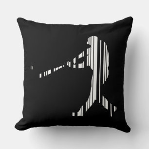 BASEBALL BAR CODE Sportler Muster Design Kissen