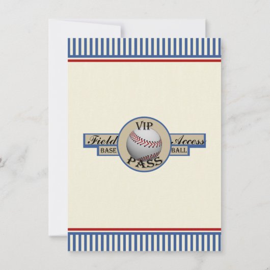 Baseball Bar Mitzvah Save the Date (Rückseite)