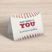 Baseball Bar Mitzvah Vielen Dank Hinweis Dankeskarte