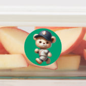 Baseball Bären 1 Etiketten (Befestigt)