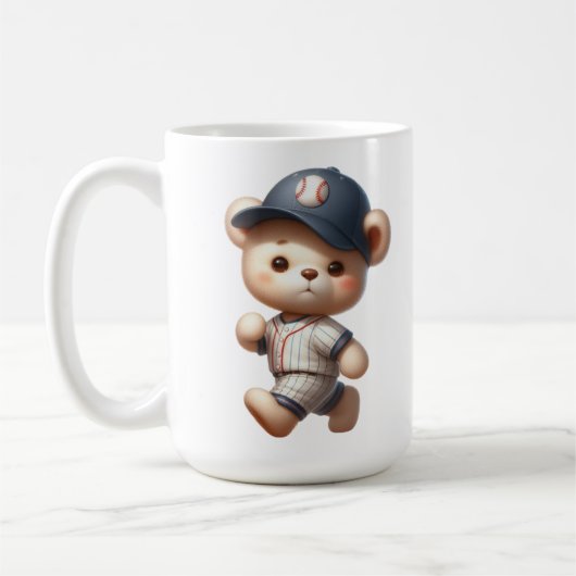 Baseball Bären 1 Kaffeetasse (Links)