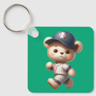 Baseball Bären 1 Schlüsselanhänger