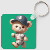Baseball Bären 1 Schlüsselanhänger (Rückseite)