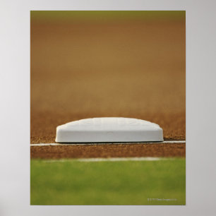 Baseball base poster