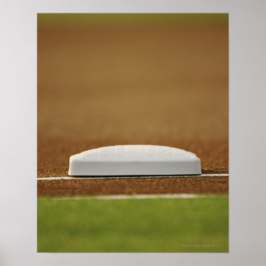 Baseball base poster (Vorne)