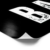 Baseball Baseball-Baseball-Spieler Funny Baseball  Poster (Ecke)