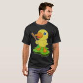 Baseball-Baseball-Fledermaus T-Shirt (Vorne ganz)
