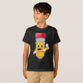 Baseball-Baseball-Fledermaus T-Shirt (Vorne ganz)