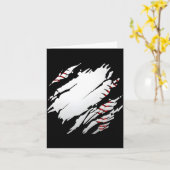 Baseball Baseball-Illustration Karte (Gelbe Blume)