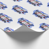 Baseball-Baseball-Mama Geschenkpapier (Ecke)