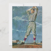 Baseball-Baseball, Pitcher im Baseball-Spiel (Vorderseite)
