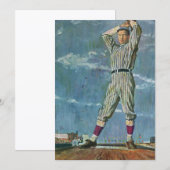 Baseball-Baseball, Pitcher im Baseball-Spiel (Vorne/Hinten)