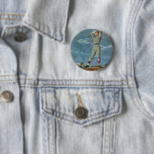 Baseball-Baseball, Pitcher im Baseball-Spiel Button (Beispiel)