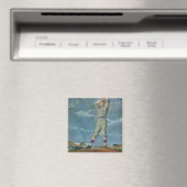 Baseball-Baseball, Pitcher im Baseball-Spiel Magnet (In Situ (Geschirrspüler))