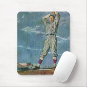 Baseball-Baseball, Pitcher im Baseball-Spiel Mousepad (Mit Mouse)