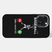 Baseball Baseball Player Pitcher Catcher Baseman iPhone Hülle (Rückseite (Horizontal))