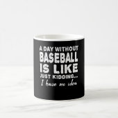Baseball Baseball Player Pitcher Sprichwort Gesche Kaffeetasse (Mittel)