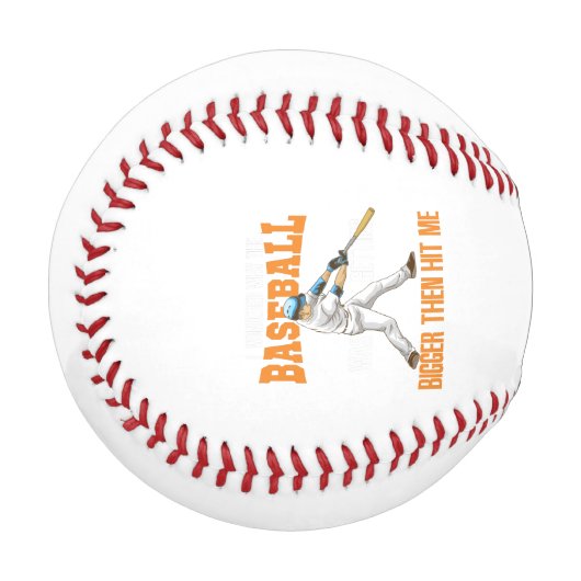 Baseball - Baseball wird größer (Vorderseite Links)