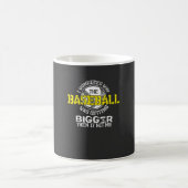 Baseball - Baseball wird größer Kaffeetasse (Mittel)