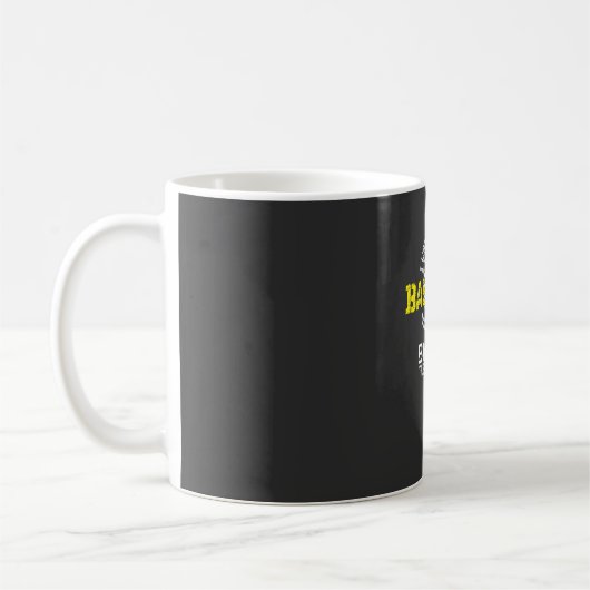 Baseball - Baseball wird größer Kaffeetasse (Links)