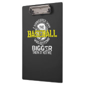 Baseball - Baseball wird größer Klemmbrett (Links)