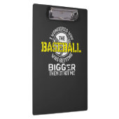 Baseball - Baseball wird größer Klemmbrett (Rechts)