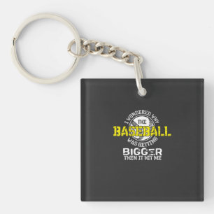 Baseball - Baseball wird größer Schlüsselanhänger