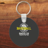 Baseball - Baseball wird größer Schlüsselanhänger (Vorderseite)