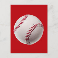 Baseball - Baseballs für Sportvorlagen auf Rot