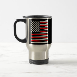 Baseball Bat Balls Patriotische amerikanische Flag Reisebecher