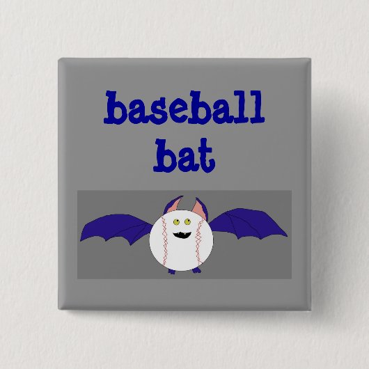 Baseball-Bat-Button Button (Vorderseite)