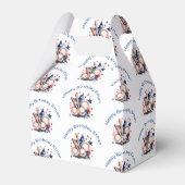 Baseball Bat Happy Birthday Name Pattern Kinder Geschenkschachtel (Vorderseite)