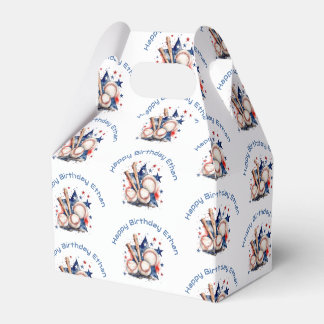 Baseball Bat Happy Birthday Name Pattern Kinder Geschenkschachtel