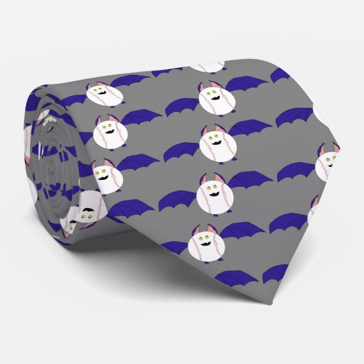 Baseball-Bat-Krawatte Krawatte (Gerollt)