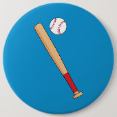 Baseball-Bat mit Ball Button (Vorderseite)